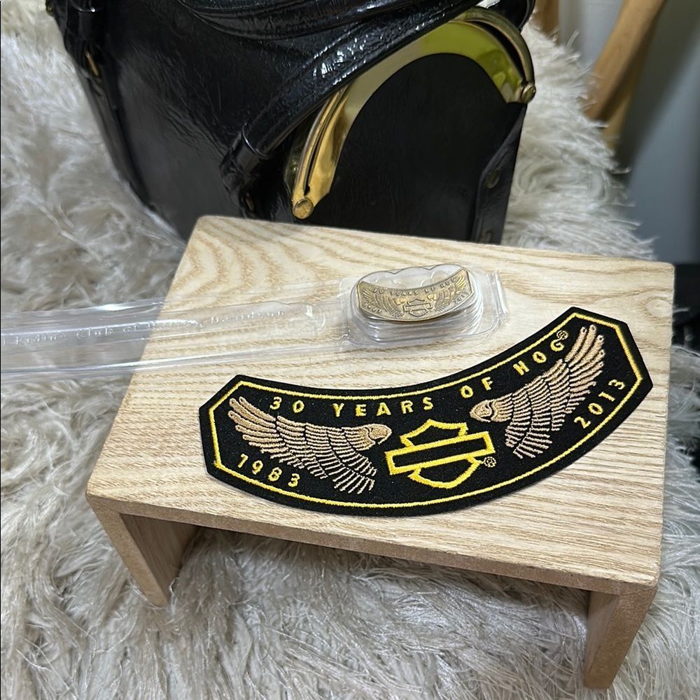 Harley Davidson Owners 30 Years Of HOG Patch & Pin 1983-2013